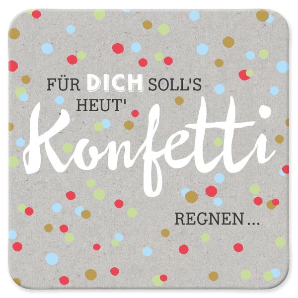 Untersetzer " Konfetti "