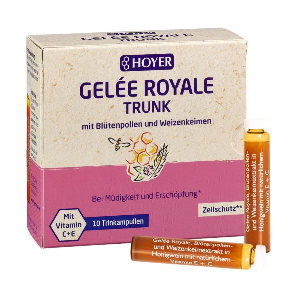 Gelée Royale-Trunk, 10 Trinkampullen á 10 ml (100 ml), Bio