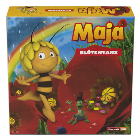 Brettspiel Bl tentanz Biene  Maja Spiel  F r Kinder 