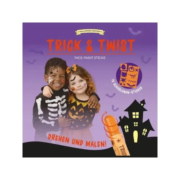 Legami Halloween-Set mit 6 Schminkstiften Trick & Twist