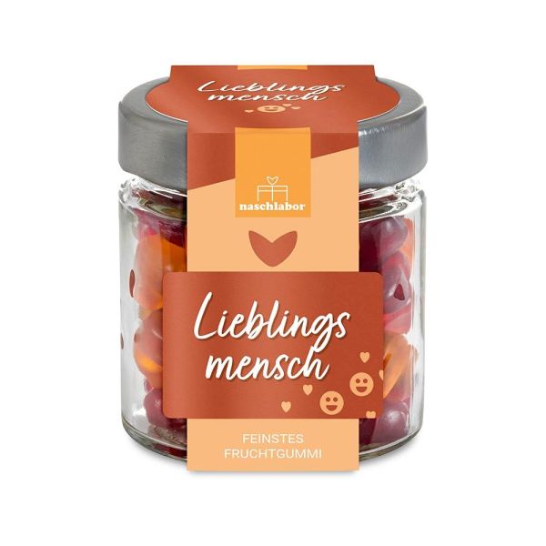 Fruchtgummis im Glas - Lieblingsmensch, 120 g