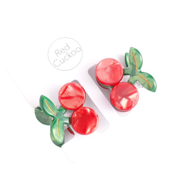 Red Cuckoo Haarklammer Set "Kirsche"