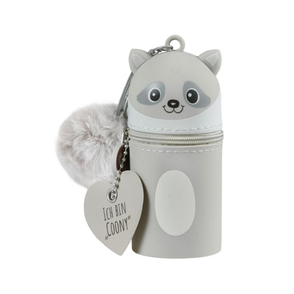 Mini Silikon Anhänger Waschbär "Coony"