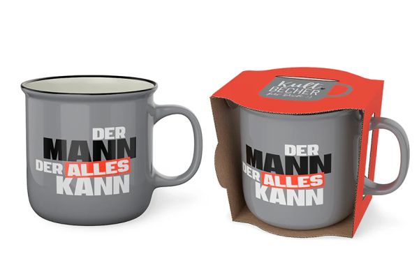Kultbecher "Mann" Der Mann der alles kann, 250 ml