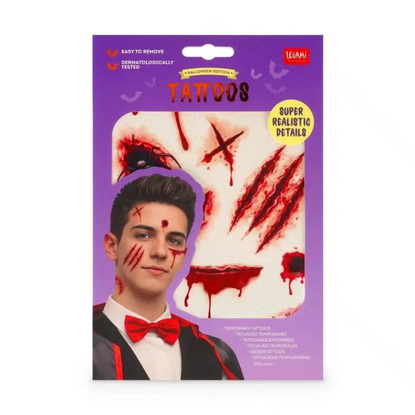 Legami Halloween-Tattoos-Scar