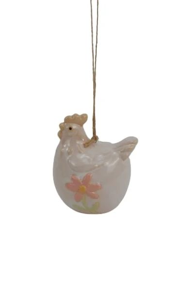 Anhänger Huhn, Keramik