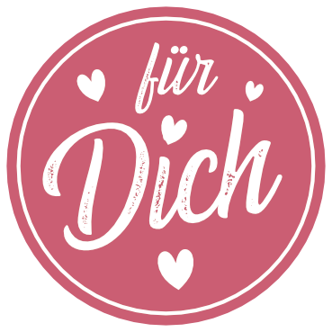 Sticker "Für Dich", 30 mm, 6 Stück
