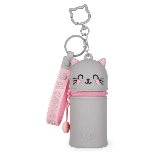 Legami Münztasche mit Schlüsselanhänger - Mini Kawaii Kitty