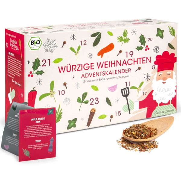 Bio Gewürz Adventskalender "Würzige Weihachten"
