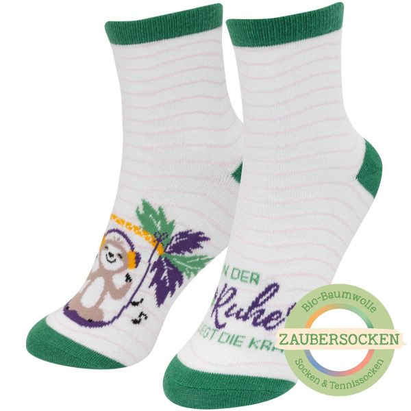 Zaubersocken "In der Ruhe liegt die Kraft" Gr. 36-40