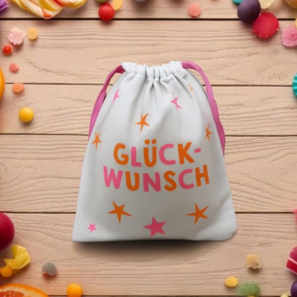 Geschenk Säckchen - Glückwunsch