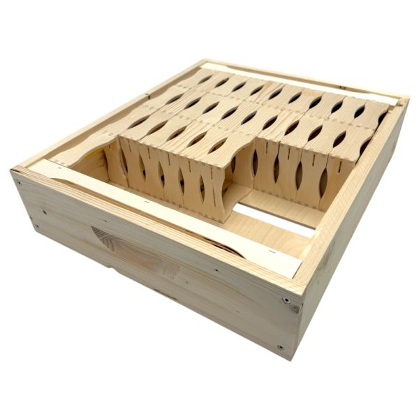Starter-Set Honigraum für Wabenhonig 12er Dadant inkl. 48 Rähmchen