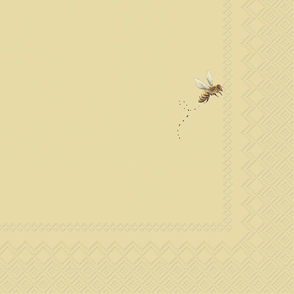Lunch-Servietten "Tiny Bee" yellow