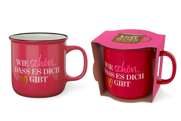 Kultbecher "Wie schön, dass es Dich gibt" 250 ml