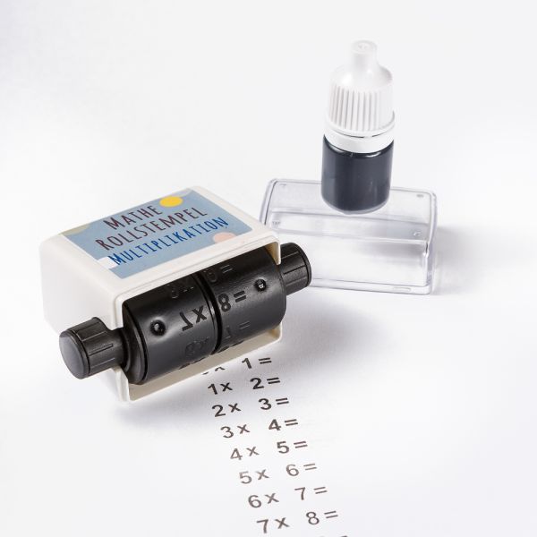 Mathe Rollstempel Multiplikation