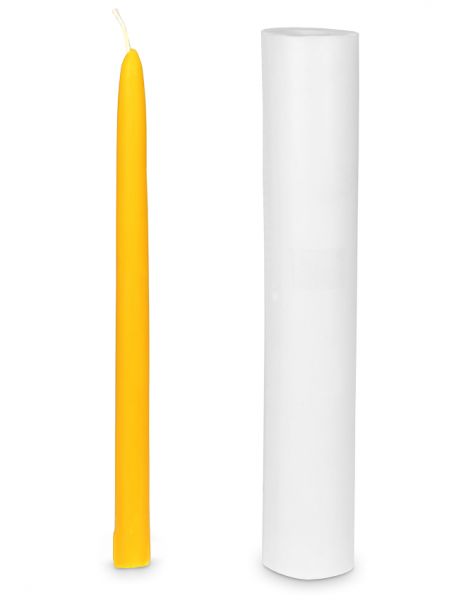 Kerzen-Gießform Tischkerze Kegel, 24 x 2 cm